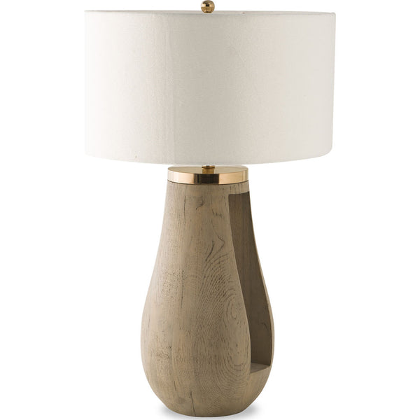 Resource Decor Gray Table Lamp | Resin