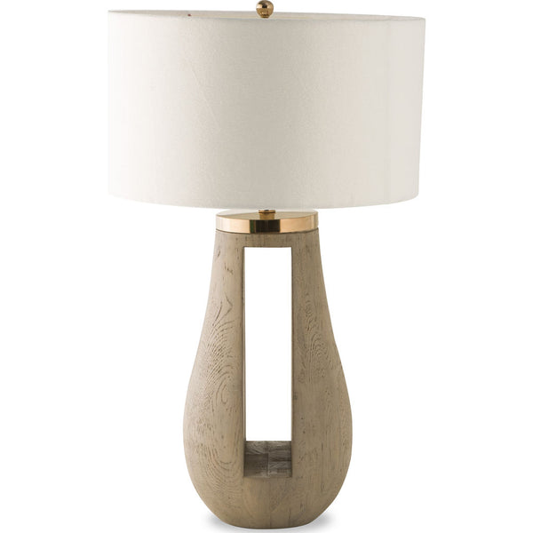 Resource Decor Gray Table Lamp | Resin