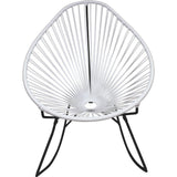 Innit Designs Junior Acapulco Rocker Chair | Black/White-15-01-02