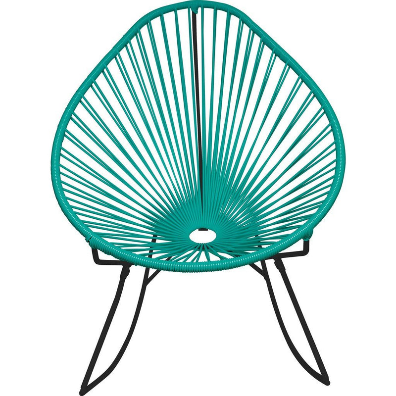 Innit Designs Junior Acapulco Rocker Chair | Black/Tealy Turquoise-15-01-09