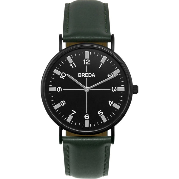 Breda Watches Belmont Watch Black Green 1646j Sportique