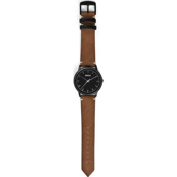 Breda Watches Zapf Watch | Black/Brown 1697h