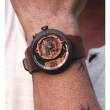 The Electricianz The Copper X-Edition Men Watch | 46-47mm | Copper and Grey Dial