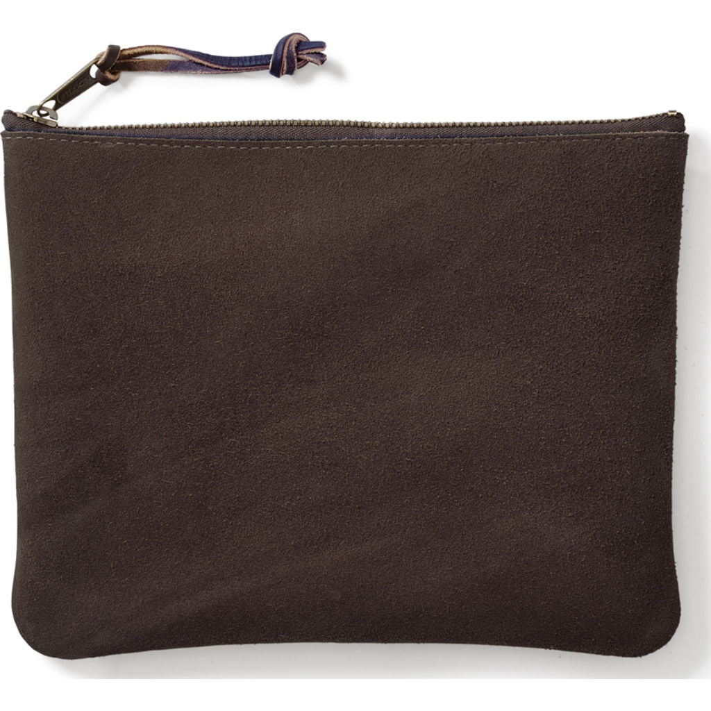 Filson Large Rugged Suede Pouch in Dark Tobacco – Sportique