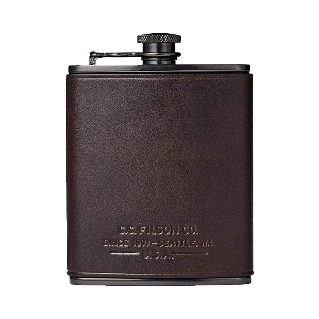 Filson Trusty Stainless Steel Flask Dark Cedar Sportique 1653