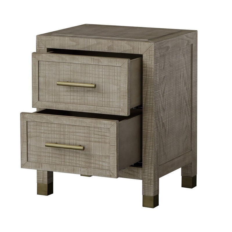 Sonder Living Raffles Nightstand | 2 Drawer/Small