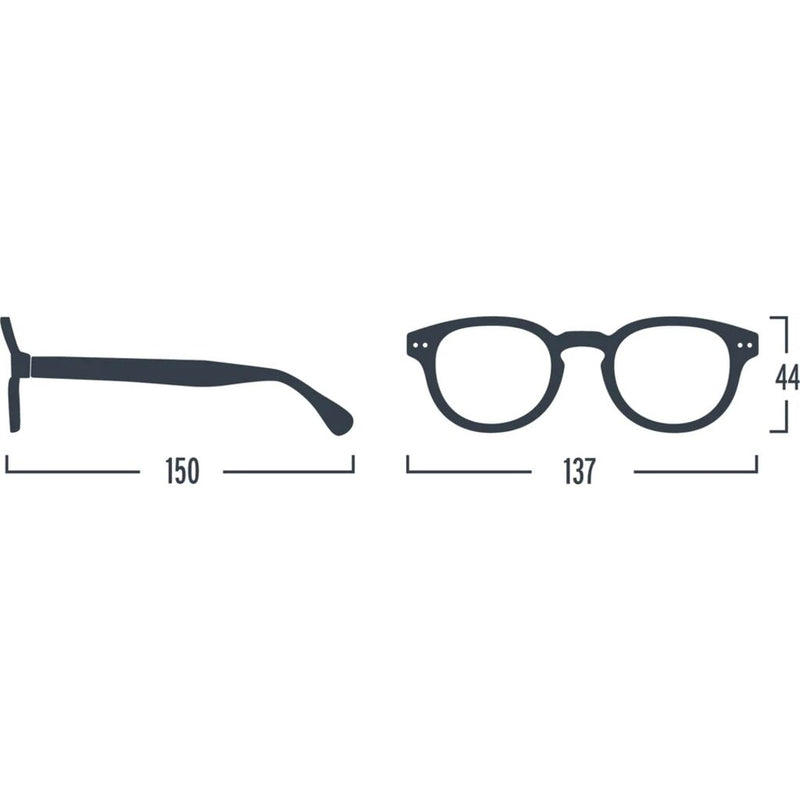 IZIPIZI #C Reading Glasses | Tailor Green