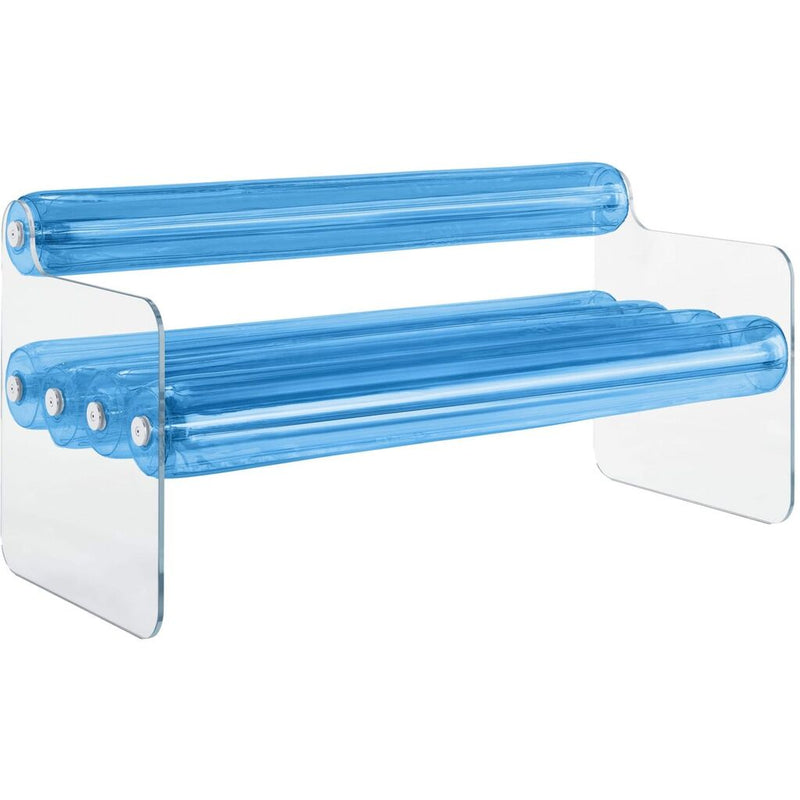 Mojow Model MW 04 Bench with Clear Tempered Glass