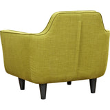 NyeKoncept Agna Armchair | Black/Avocado Green 223386-C