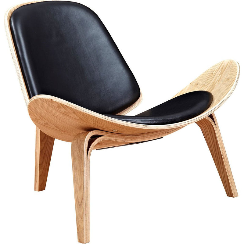 NyeKoncept Shell Chair | Natural/Milano Black 224436-C