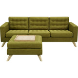 NyeKoncept Mina Sofa Set | Natural/Avocado Green 224482-A