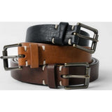 Moore & Giles Narrow Uniform Belt | Seven Hills Umber