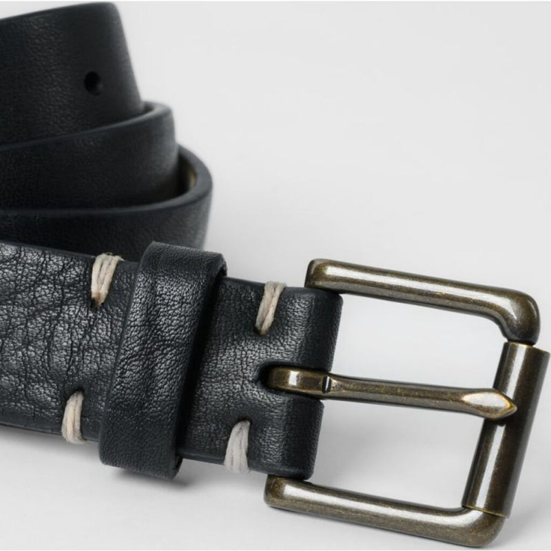 Moore & Giles Narrow Uniform Belt | Seven Hills Umber