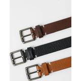 Moore & Giles Narrow Uniform Belt | Seven Hills Umber