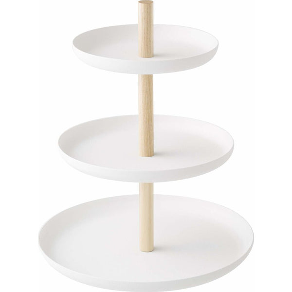 Yamazaki Tosca 3 Tier Dessert Stand White Sportique