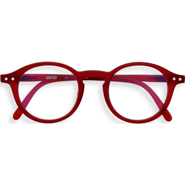 Izipizi Junior Screen Glasses D-Frame | Red Crystal