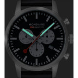 Mondaine Neo Watch | 41mm | Black Vegan Strap