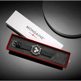 Mondaine Neo Watch | 41mm | Black Vegan Strap