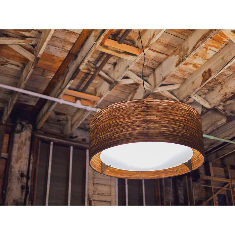 Graypants Scraplights Drum 36 Pendant | Natural