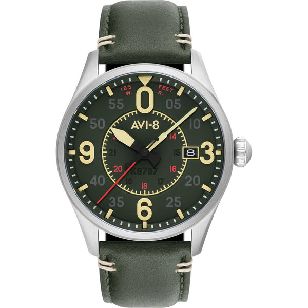 AVI-8 Spitfire Smith Automatic AV-4090-03 Japanese Automatic Watch | Stainless Steel/Green