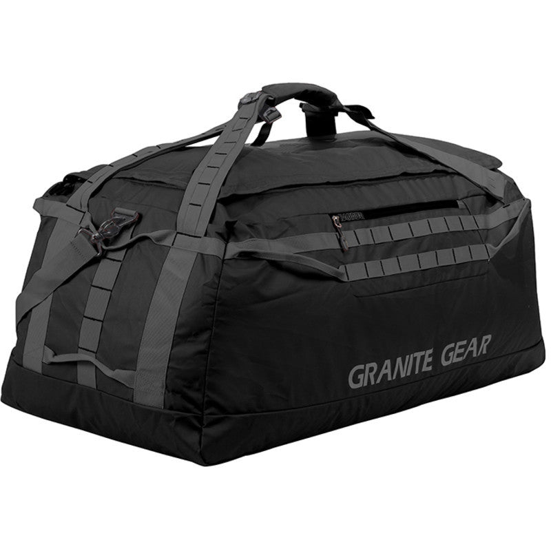 Granite Gear Cross Trek 36" Packable Duffel | Black/Flint