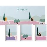 Degrenne DESTINATION SUD GIFT BOX OF 3 RECTANGULAR SHARED PLATES 40X16 CM