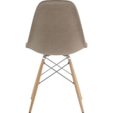 NyeKoncept Mid Century Dowel Side Chair | Light Sand/Nickel 331001EW1