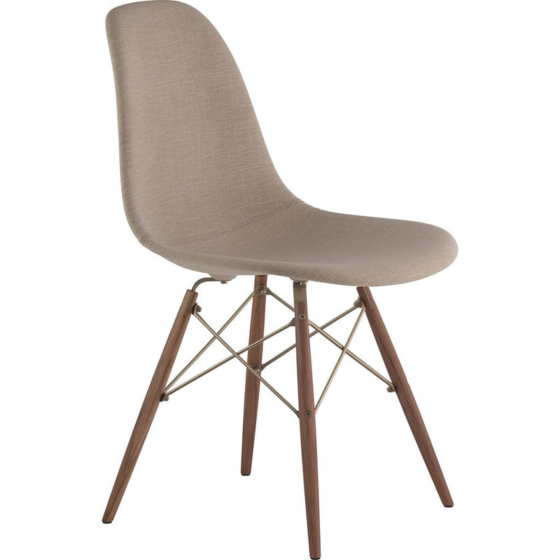 NyeKoncept Mid Century Dowel Side Chair | Light Sand/Brass 331001EW2