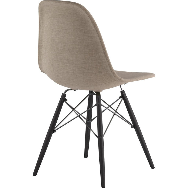 NyeKoncept Mid Century Dowel Side Chair | Light Sand/Gunmetal 331001EW3