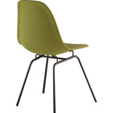 NyeKoncept Mid Century Classroom Side Chair | Avocado Green/Gunmetal 331002CL3