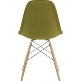 NyeKoncept Mid Century Dowel Side Chair | Avocado Green/Nickel 331002EW1