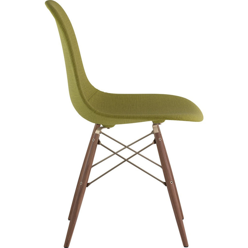 NyeKoncept Mid Century Dowel Side Chair | Avocado Green/Brass 331002EW2