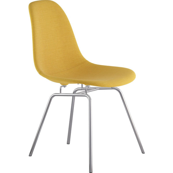 NyeKoncept Mid Century Classroom Side Chair | Papaya Yellow/Nickel 331003CL1