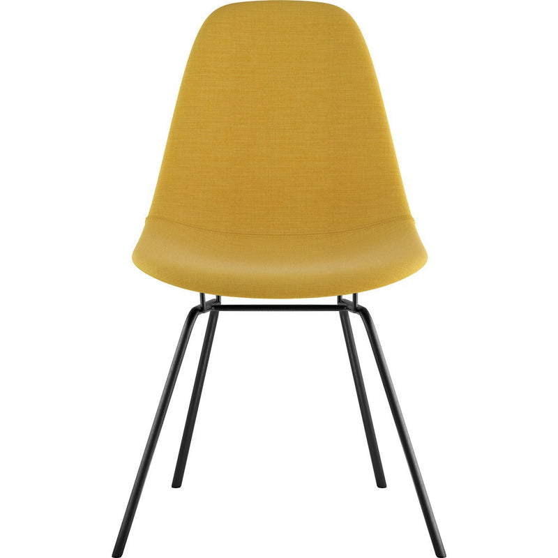 NyeKoncept Mid Century Classroom Side Chair | Papaya Yellow/Brass 331003CL2