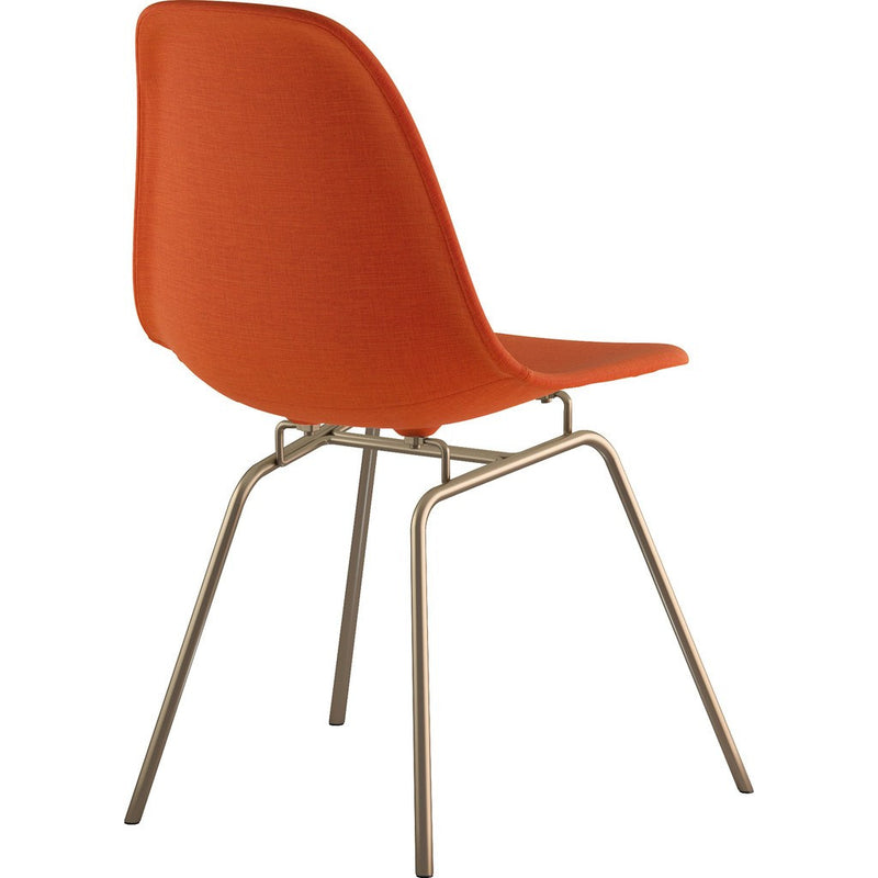 NyeKoncept Mid Century Classroom Side Chair | Lava Red/Brass 331004CL2