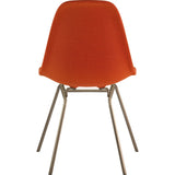 NyeKoncept Mid Century Classroom Side Chair | Lava Red/Brass 331004CL2