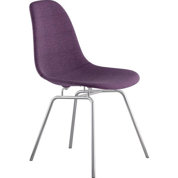 NyeKoncept Mid Century Classroom Side Chair | Plum Purple/Nickel 331005CL1