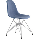 NyeKoncept Mid Century Eiffel Side Chair | Dodger Blue/Nickel 331006EM1