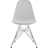 NyeKoncept Mid Century Eiffel Side Chair | Glacier White/Nickel 331007EM1