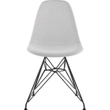 NyeKoncept Mid Century Eiffel Side Chair | Glacier White/Gunmetal 331007EM3