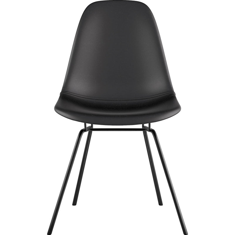 NyeKoncept Mid Century Classroom Side Chair | Milano Black/Gunmetal 331009CL3