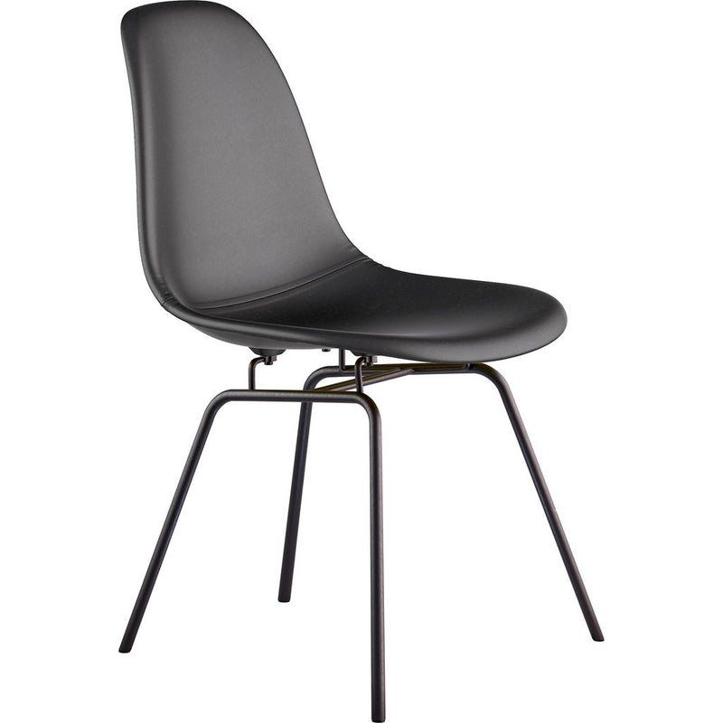 NyeKoncept Mid Century Classroom Side Chair | Milano Black/Gunmetal 331009CL3