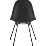 NyeKoncept Mid Century Classroom Side Chair | Milano Black/Gunmetal 331009CL3