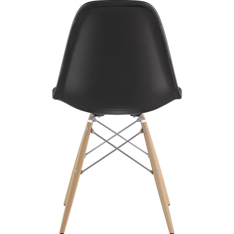 NyeKoncept Mid Century Dowel Side Chair | Milano Black/Nickel 331009EW1