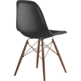 NyeKoncept Mid Century Dowel Side Chair | Milano Black/Brass 331009EW2