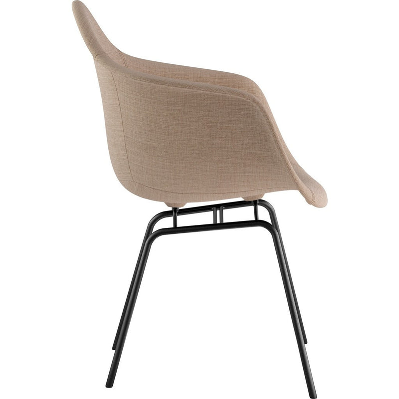 NyeKoncept Mid Century Classroom Arm Chair | Light Sand/Gunmetal 332001CL3