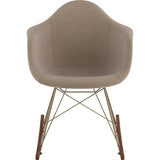 NyeKoncept Mid Century Rocker Chair | Light Sand/Brass 332001RO2