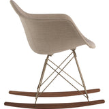 NyeKoncept Mid Century Rocker Chair | Light Sand/Brass 332001RO2