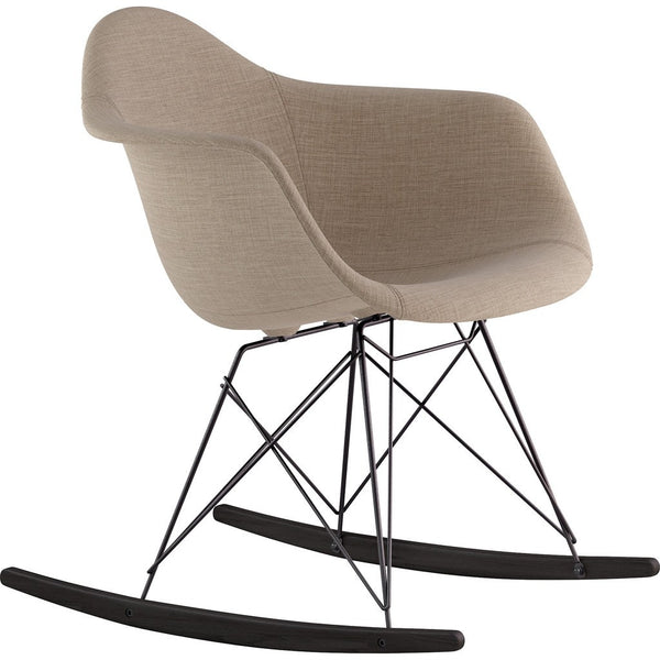 NyeKoncept Mid Century Rocker Chair | Light Sand/Gunmetal 332001RO3