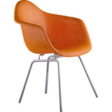 NyeKoncept Mid Century Classroom Arm Chair | Burnt Orange/Nickel 332011CL1